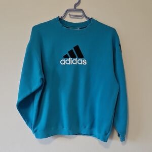 💛Adidas Blue Crewneck Sweater